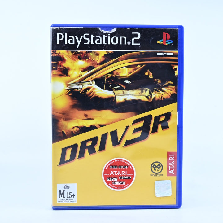 Driv3r / Driver 3 - Sony Playstation 2 / PS2 Game - No Manual - PAL - MINT DISC!
