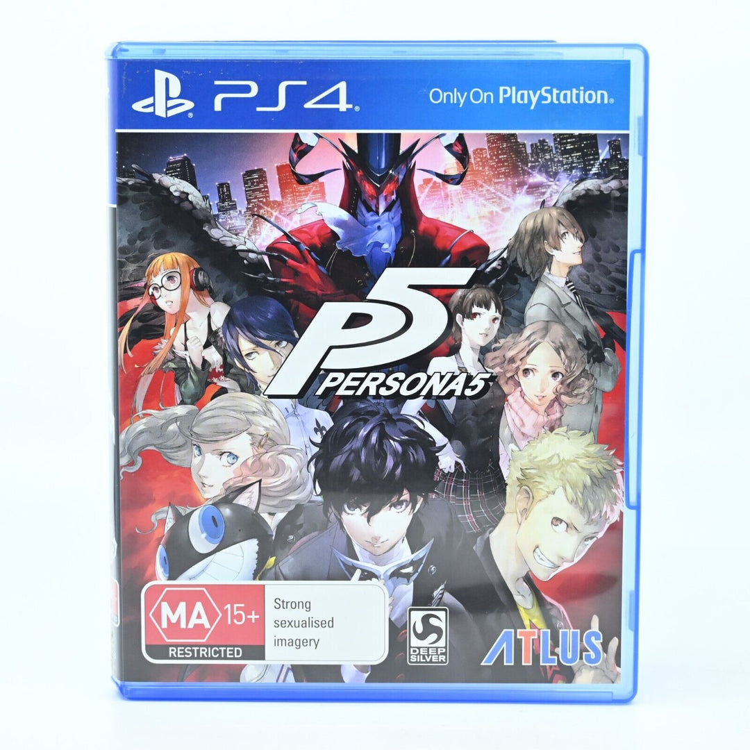 Persona 5 - Sony Playstation 4 / PS4 Game + Manual - MINT DISC!