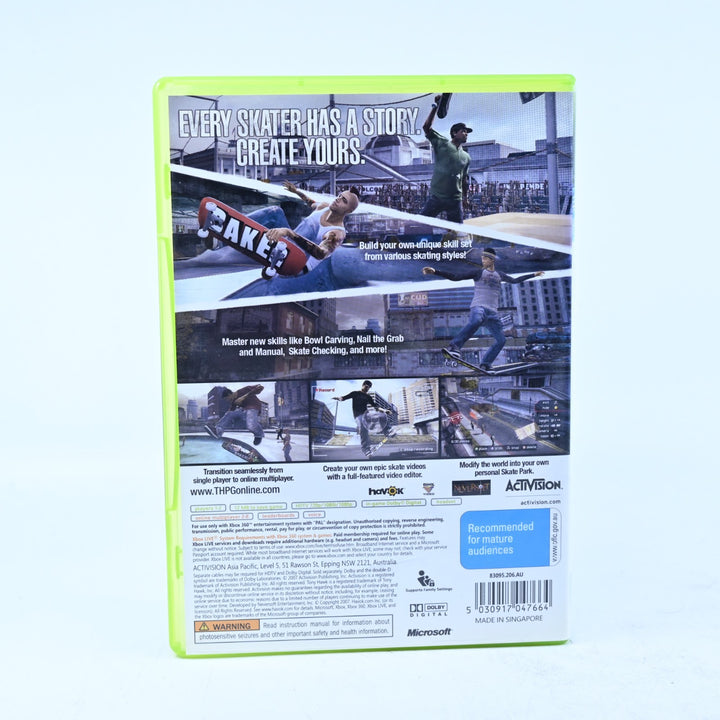 Tony Hawks Proving Ground - Xbox 360 Game + Manual - PAL - MINT DISC!