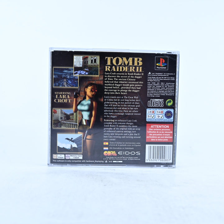 Tomb Raider II - Sony Playstation 1 / PS1 Game + Manual - PAL - MINT DISC!