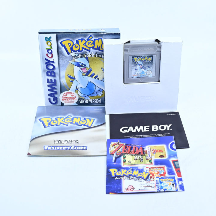 Pokemon Silver Version - Nintendo Gameboy Color Boxed Game - PAL - NEW BATTERY!