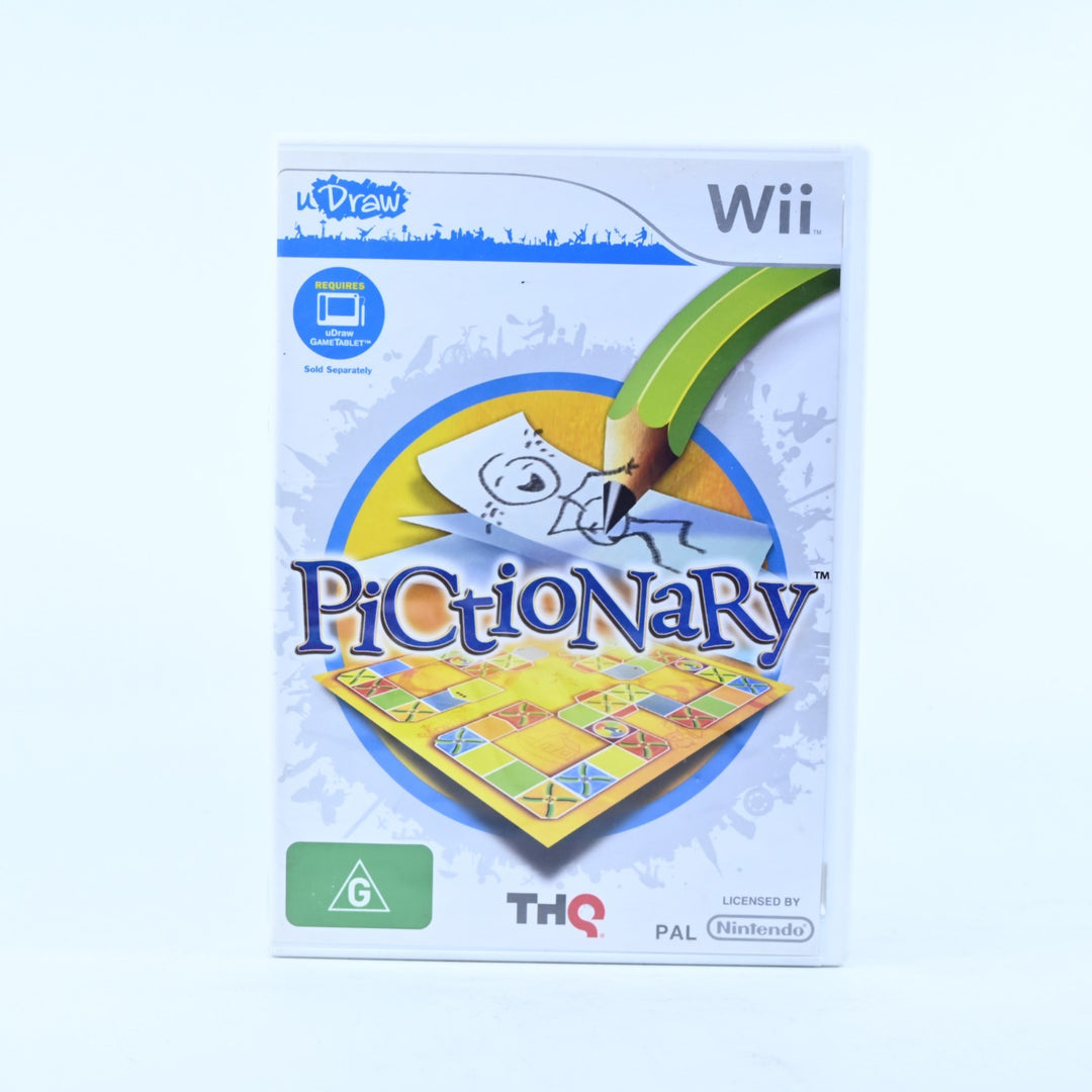 uDraw Pictionary - Nintendo Wii Game + Manual - PAL