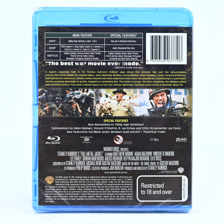 SEALED! Full Metal Jacket: Deluxe Edition - Blue-ray - FREE POST!