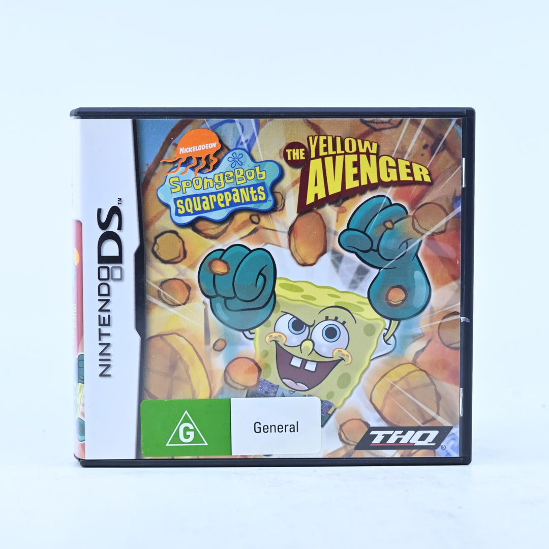 SpongeBob SquarePants: The Yellow Avenger - Nintendo DS Game - PAL + Manual