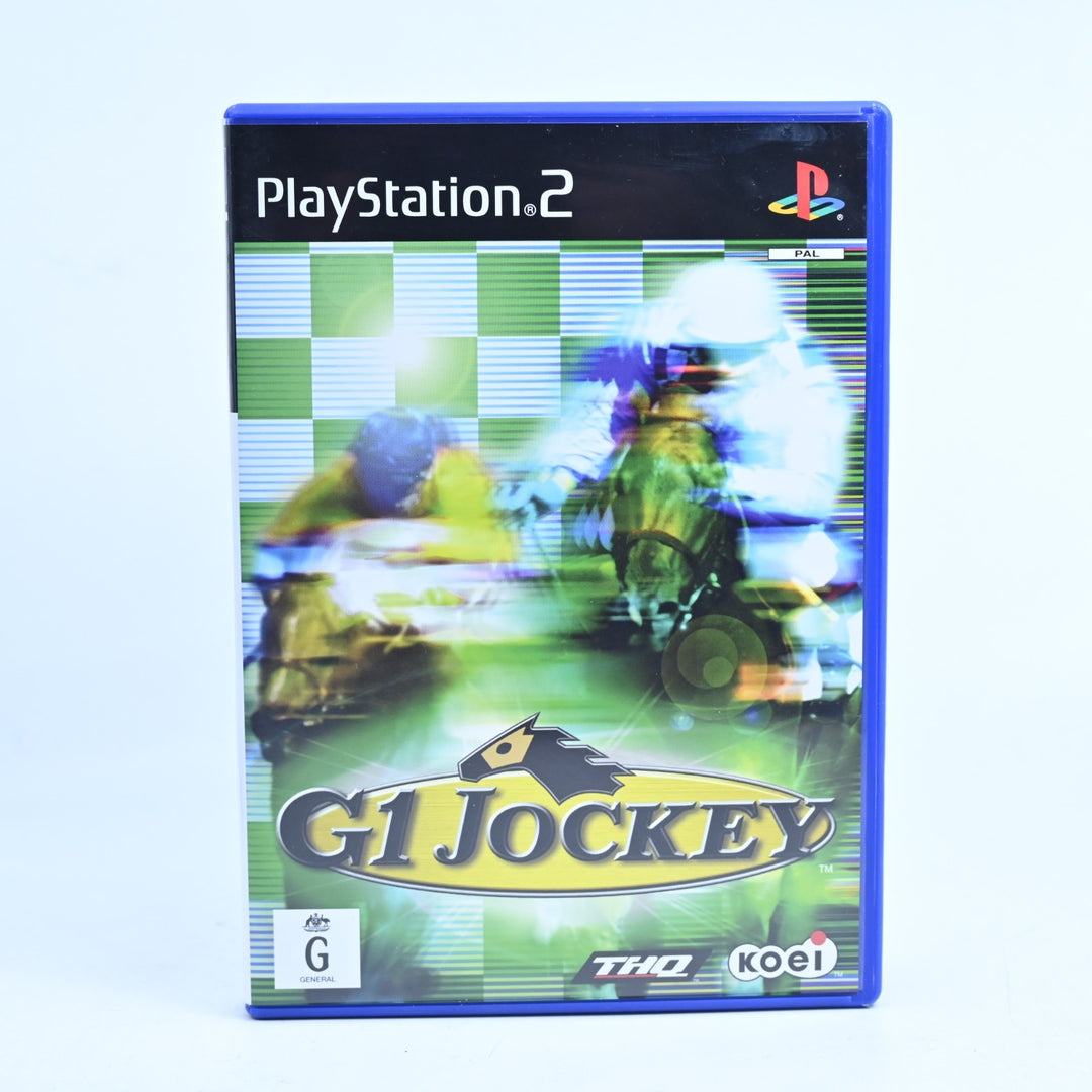 G1 Jockey - Sony Playstation 2 / PS2 Game + Manual - PAL