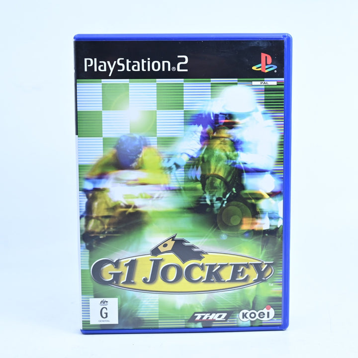 G1 Jockey - Sony Playstation 2 / PS2 Game + Manual - PAL