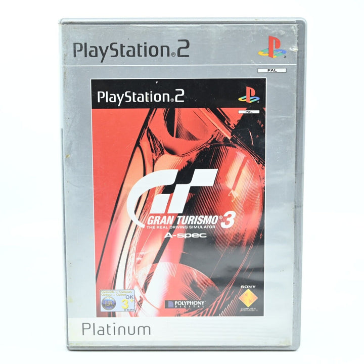 Gran Turismo 3 A-Spec - Sony Playstation 2 / PS2 Game - PAL - MINT DISC!