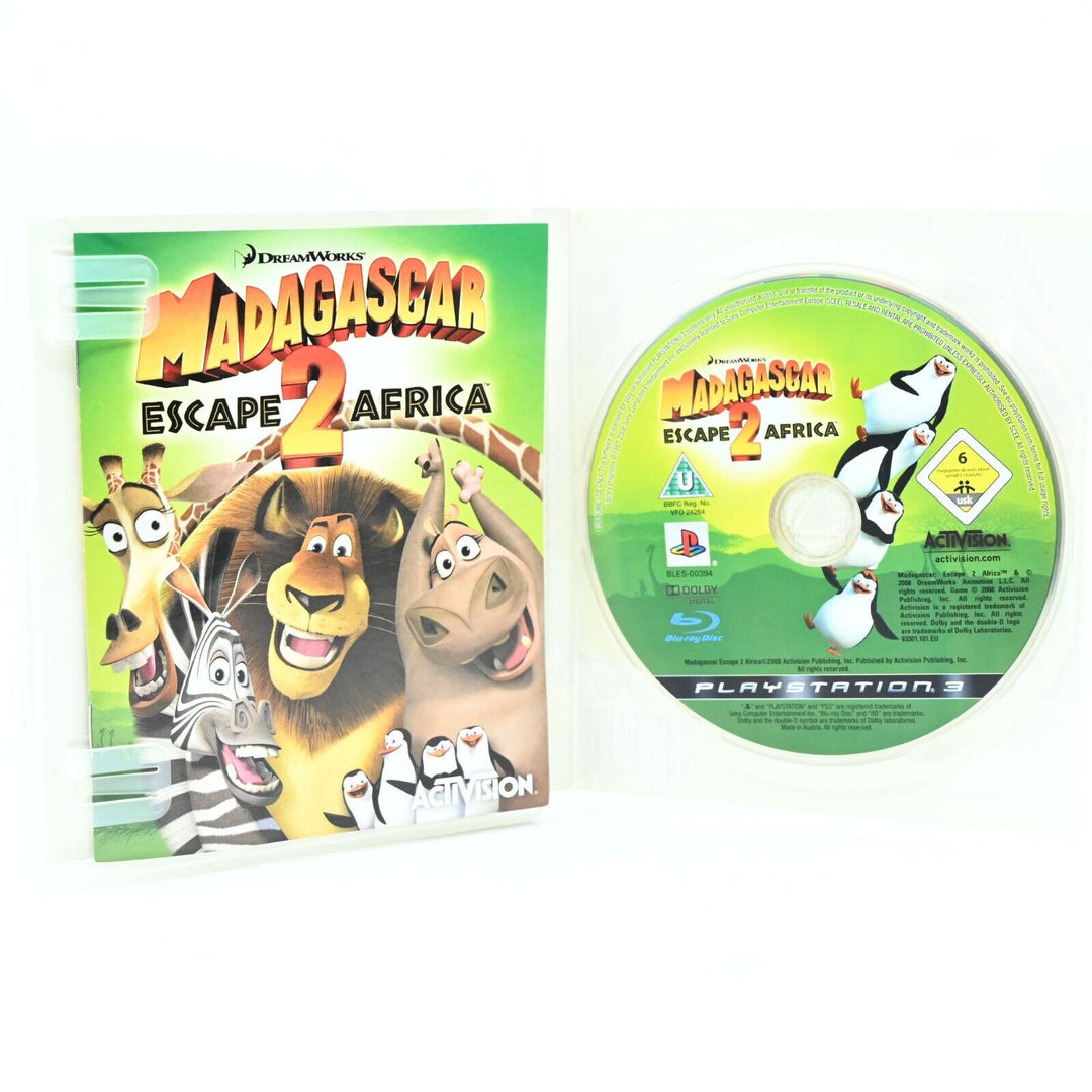 Madagascar: Escape 2 Africa - Sony Playstation 3 / PS3 Game + Manual - FREE POST