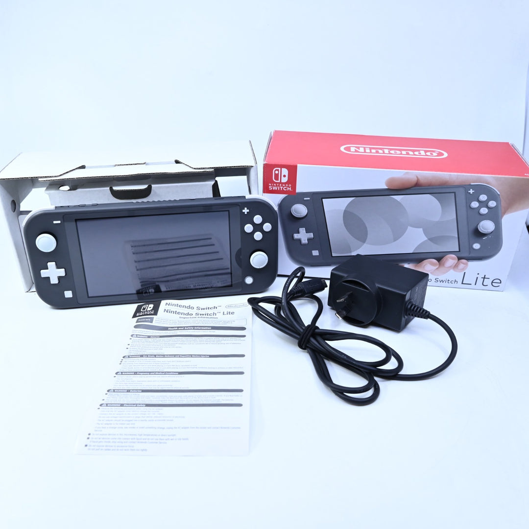 Grey - XJW100109  - Nintendo Switch Lite Boxed Console - PAL - FREE POST!