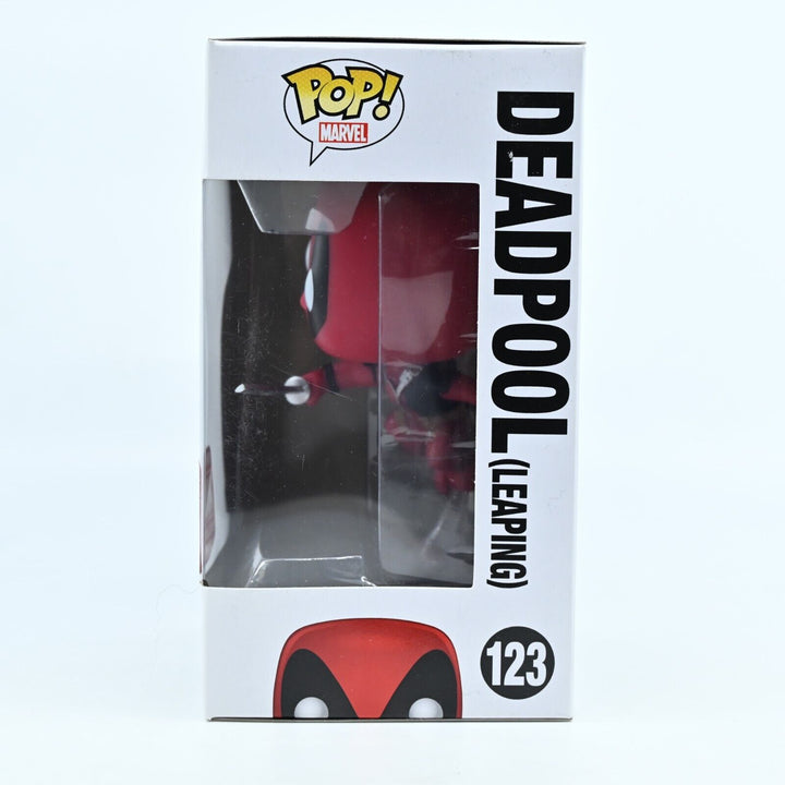 Deadpool (Leaping) - Marvel Collector Corps POP Vinyl Bobble-head #123 -