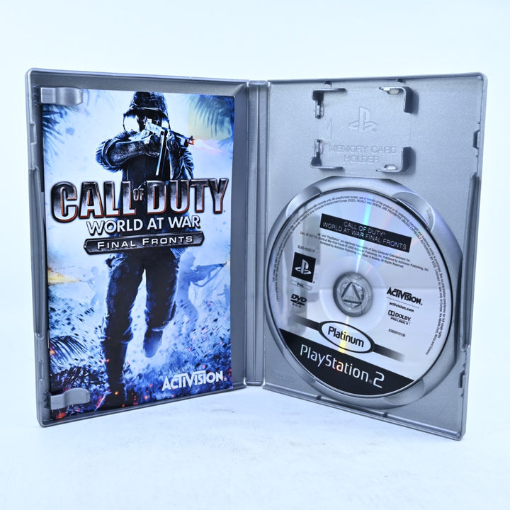 Call of Duty: World at War - Final Fronts - PS2 Game + Manual - PAL - MINT DISC!