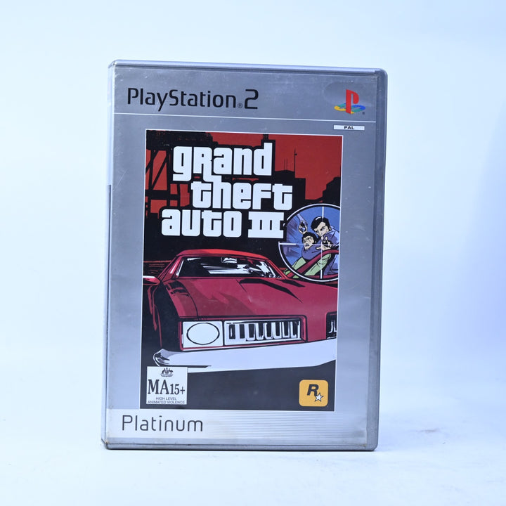 Grand Theft Auto III 3 - Sony Playstation 2 / PS2 Game + Manual + Map MINT DISC
