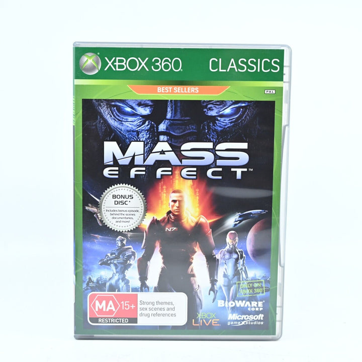 Mass Effect - Xbox 360 Game + Manual - PAL - MINT DISC!