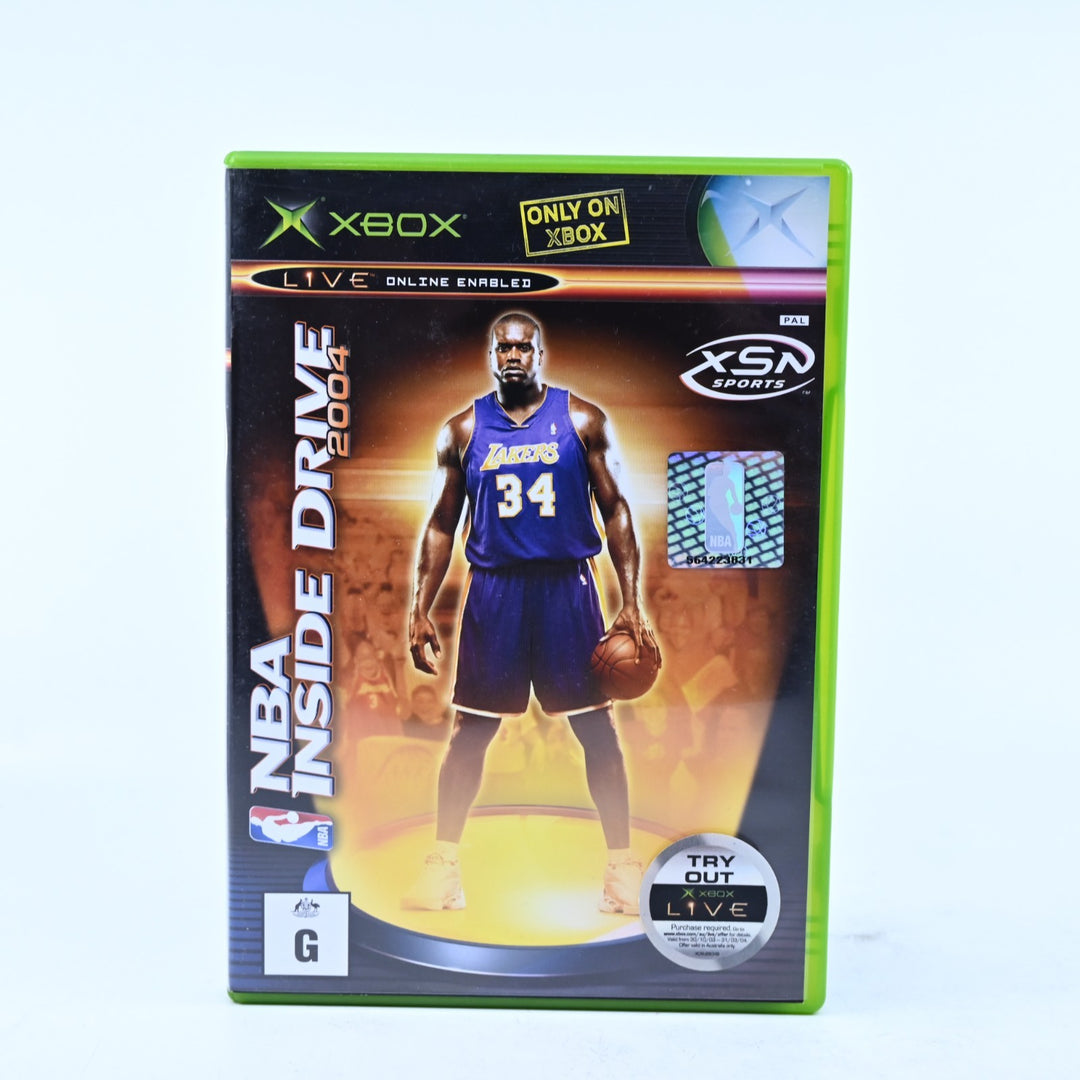 NBA Inside Drive 2004 - Original Xbox Game + Manual - PAL - MINT DISC!