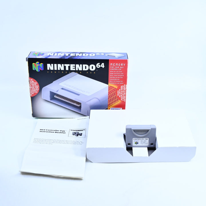 Boxed Controller Pak - N64 / Nintendo 64 Accessory - PAL - FREE POST!