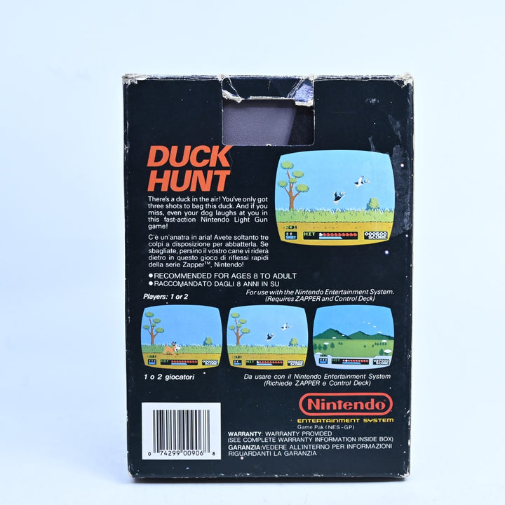 Duck Hunt - 5 Screw - NES Boxed Game + Manual - PAL - FREE POST!