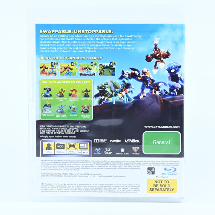 Skylanders Swap Force - Sony Playstation 3 / PS3 Game - FREE POST