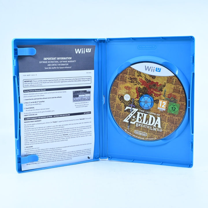 The Legend of Zelda: Breath of the Wild - Nintendo Wii U Game - PAL - FREE POST!