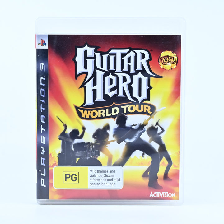 Guitar Hero World Tour - Sony Playstation 3 / PS3 Game + Manual - MINT DISC!