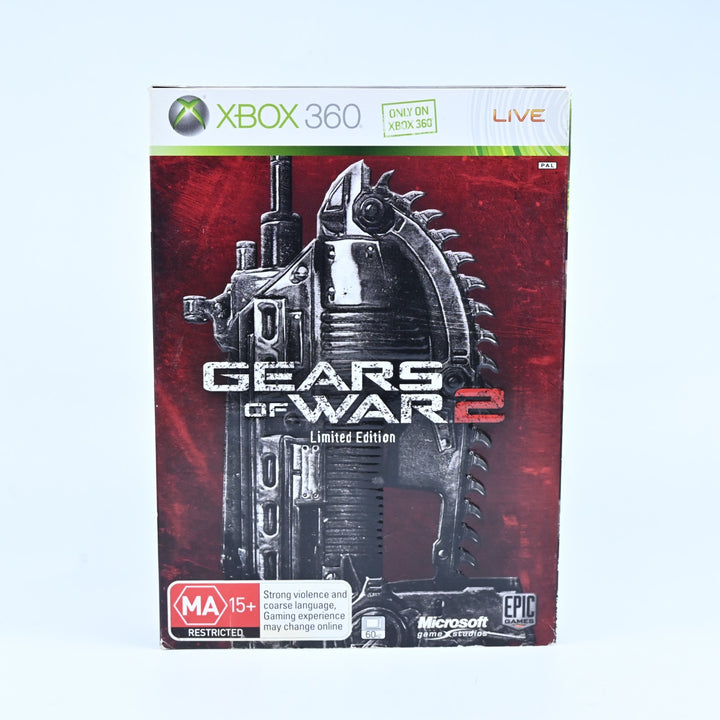 Gears of War 2 Limited Edition - Xbox 360 Game + Manual - PAL - MINT DISC!