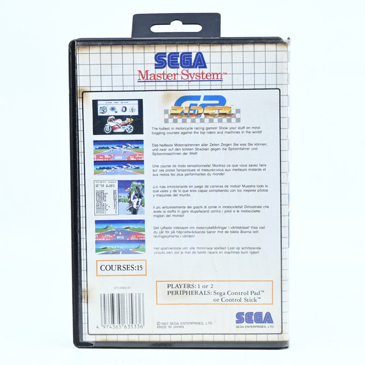 GP Rider - Sega Master System Game - PAL - FREE POST!