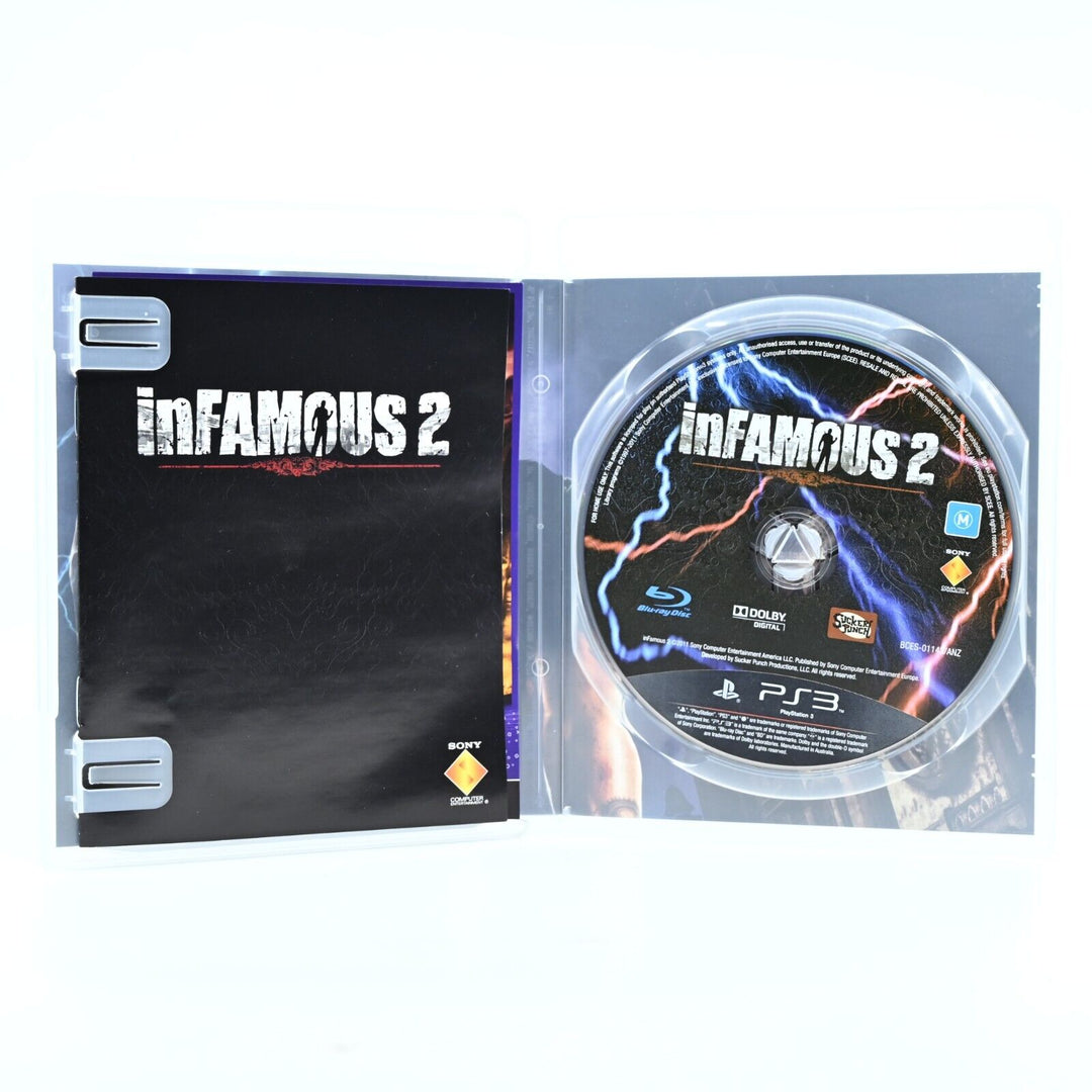 Infamous 2 - Hero Edition - Sony Playstation 3 / PS3 Game + Manual - MINT DISC!