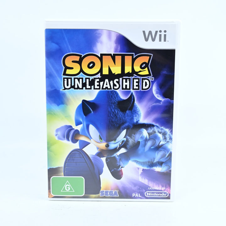 Sonic Unleashed - Nintendo Wii Game + Manual - PAL - MINT DISC!