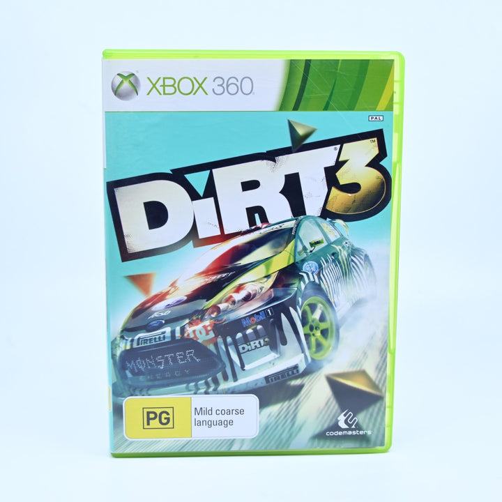 Dirt 3 - Xbox 360 Game + Manual - PAL - MINT DISC!