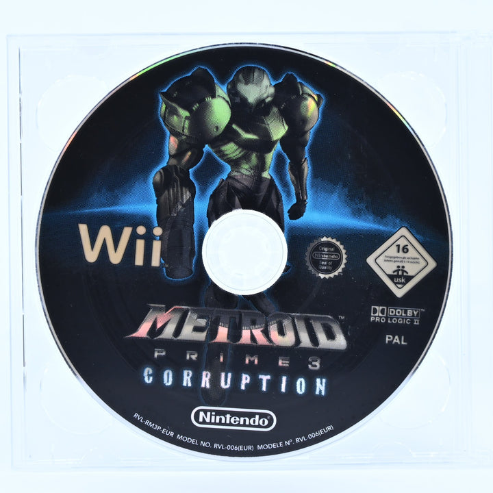 Metroid Prime 3: Corruption - Nintendo Wii Game - Disc Only - PAL - MINT DISC!