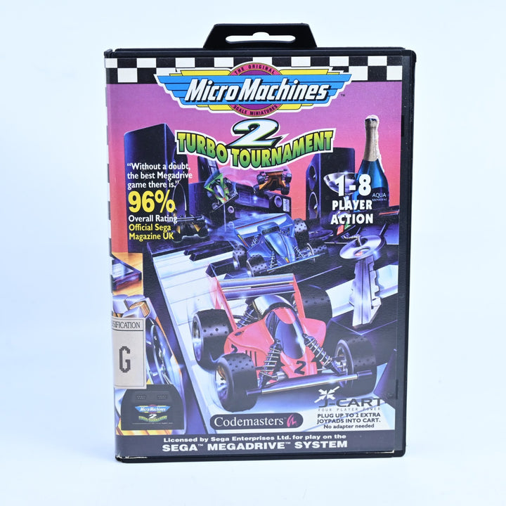 Micro Machines 2: Turbo Tournament - Sega Mega Drive Game + Manual - PAL
