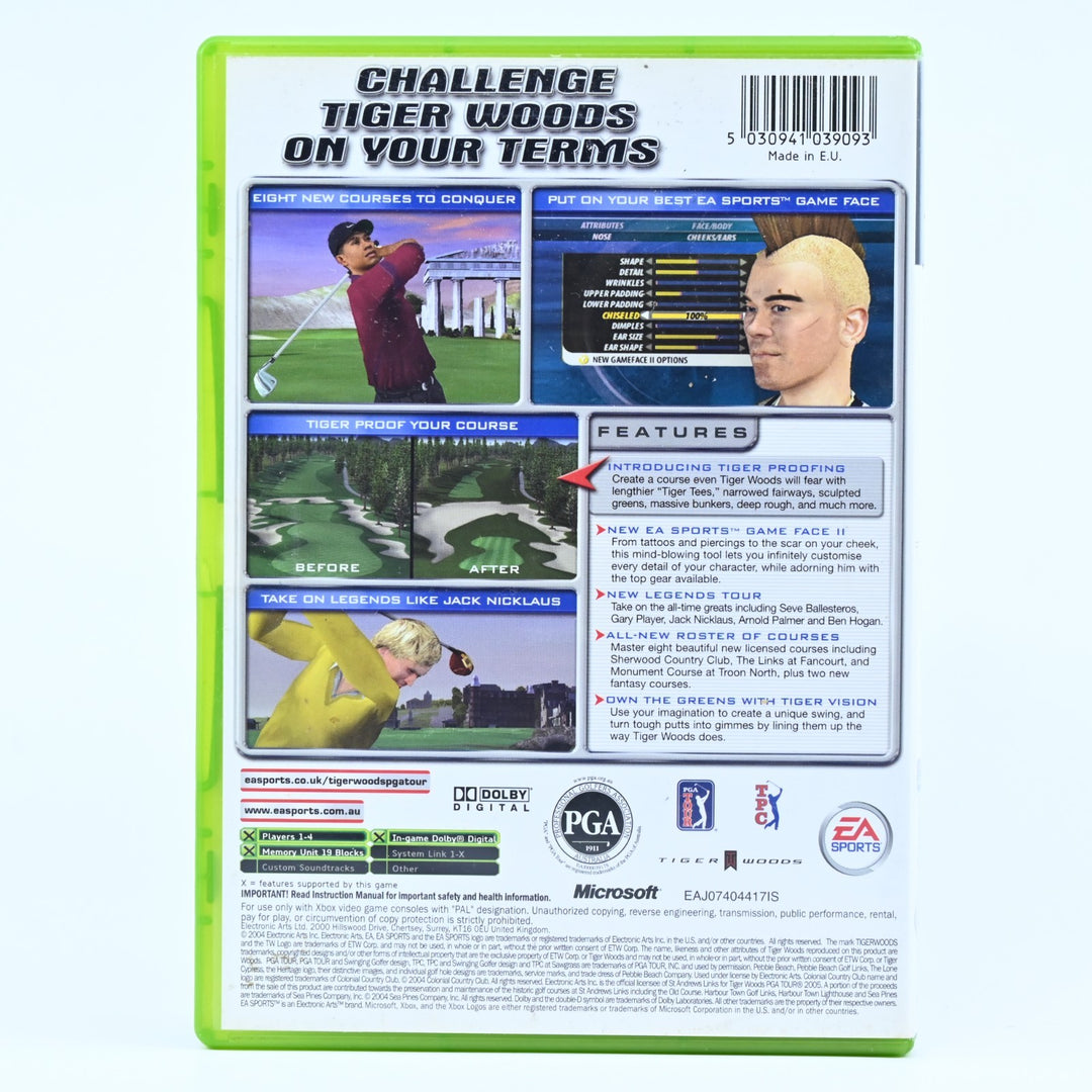 Tiger Woods PGA Tour 2005 - Original Xbox Game + Manual - PAL - MINT DISC!