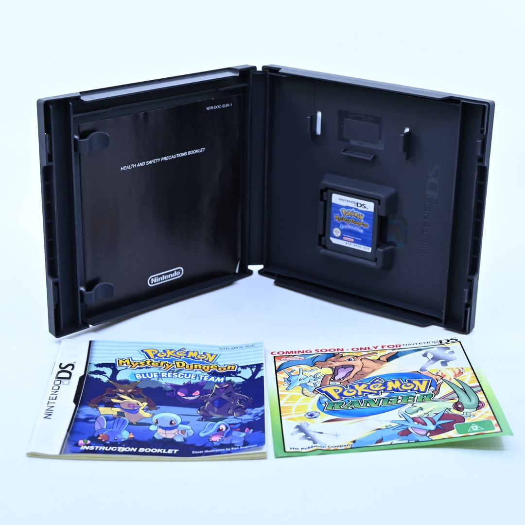 Pokemon Mystery Dungeon: Blue Rescue Team - Nintendo DS Game + Manual