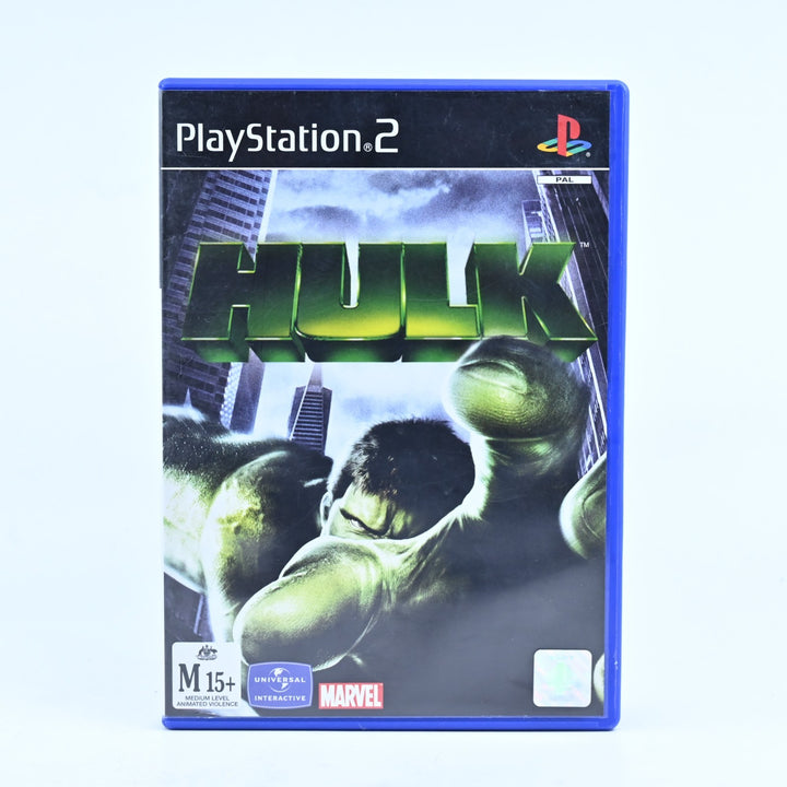 The Hulk - Sony Playstation 2 / PS2 Game + Manual - PAL - MINT DISC!