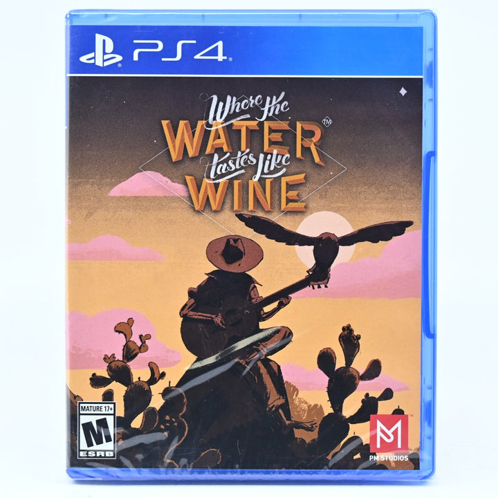 SEALED! Where The Water Tastes Like Wine - Sony Playstation 4 / PS4 Game