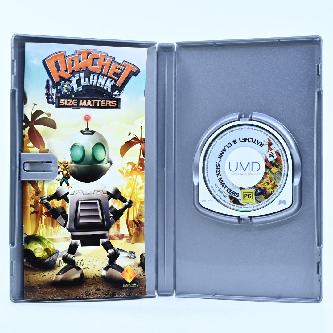 Ratchet & Clank: Size Matters - Sony PSP Game + Manual - FREE POST!