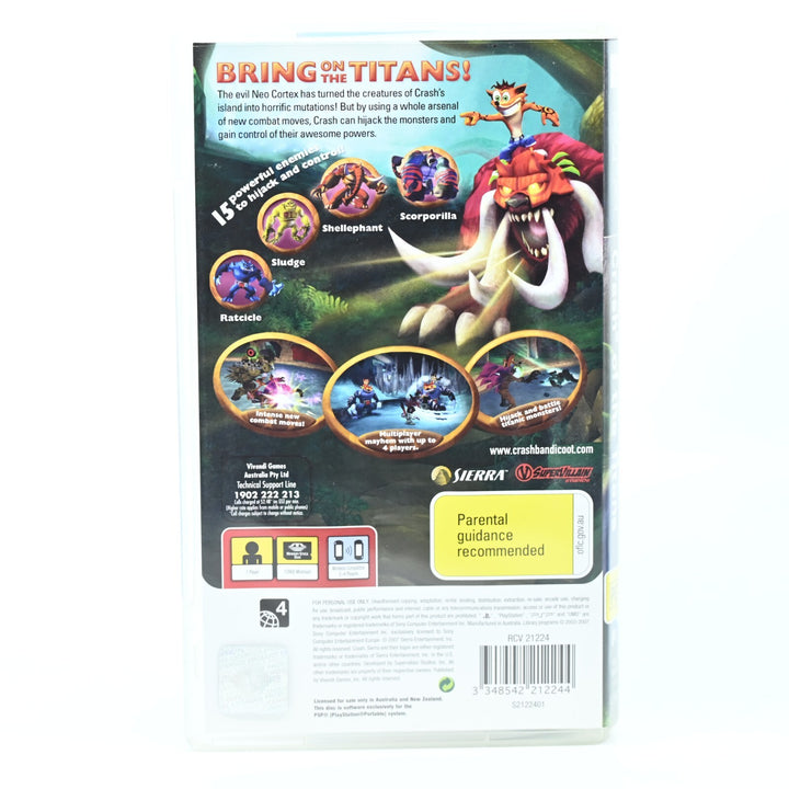 Crash Of The Titans - Sony PSP Game + Manual - FREE POST!