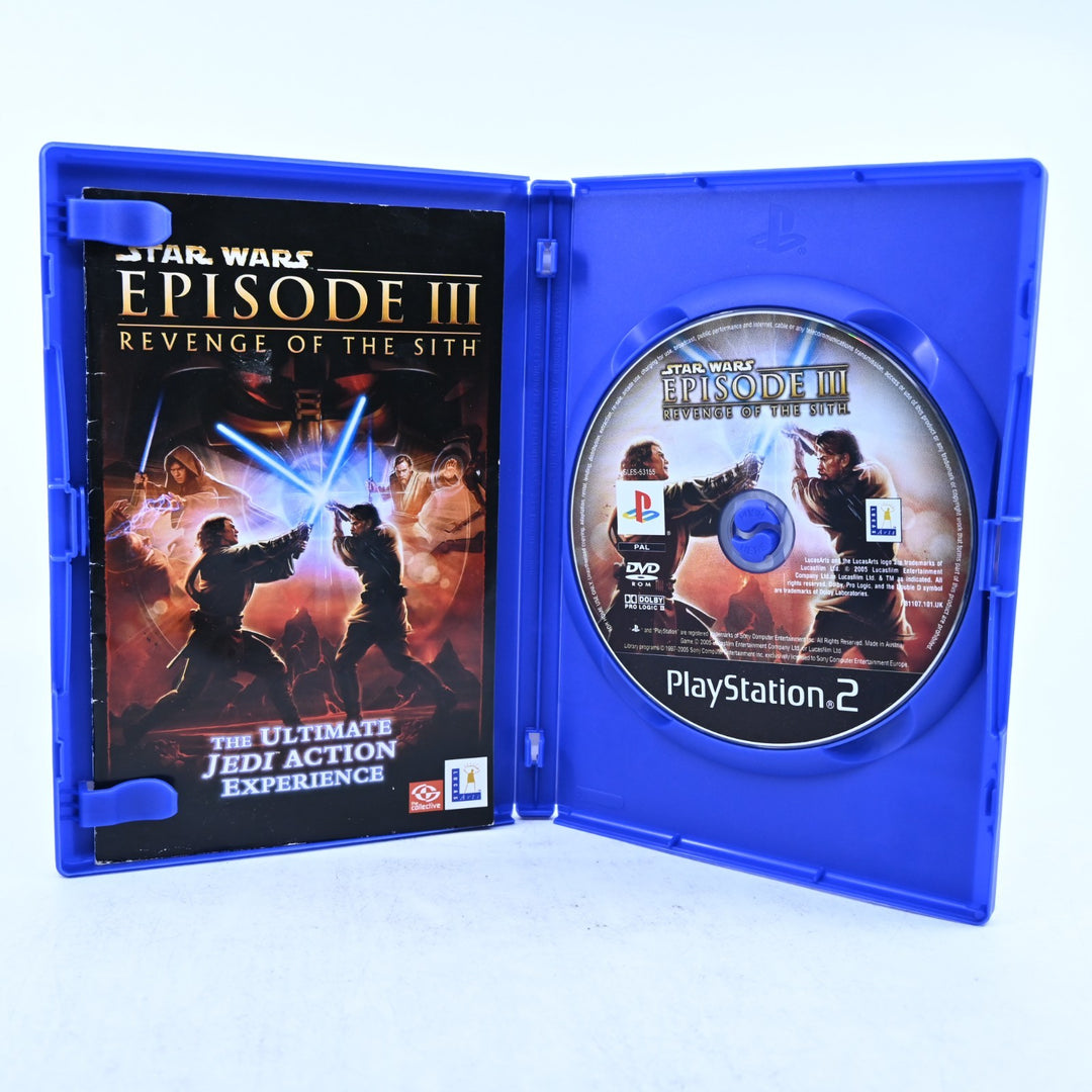 Star Wars: Episode III Revenge of the Sith - Playstation 2 / PS2 Game + Manual