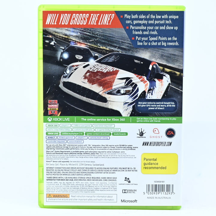 Need for Speed: Rivals - Xbox 360 Game + Manual - PAL - MINT DISC!