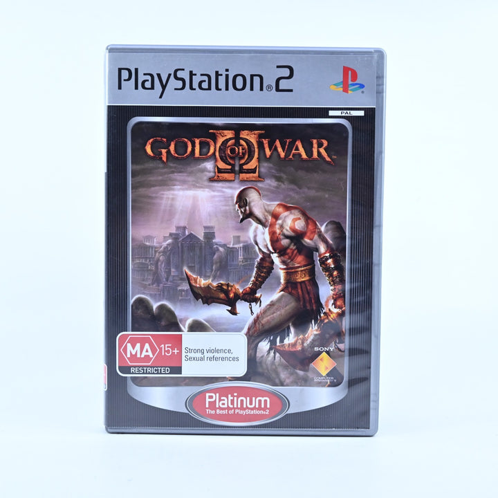 God of War II - Sony Playstation 2 / PS2 Game + Manual - PAL - MINT DISC!
