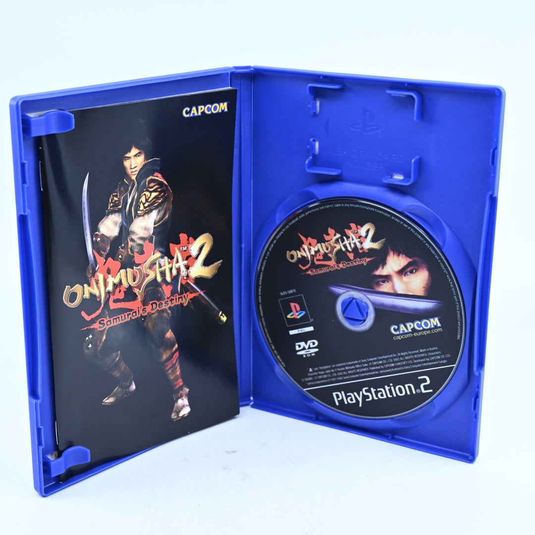 Onimusha 2 - Sony Playstation 2 / PS2 Game + Manual - PAL - MINT DISC!