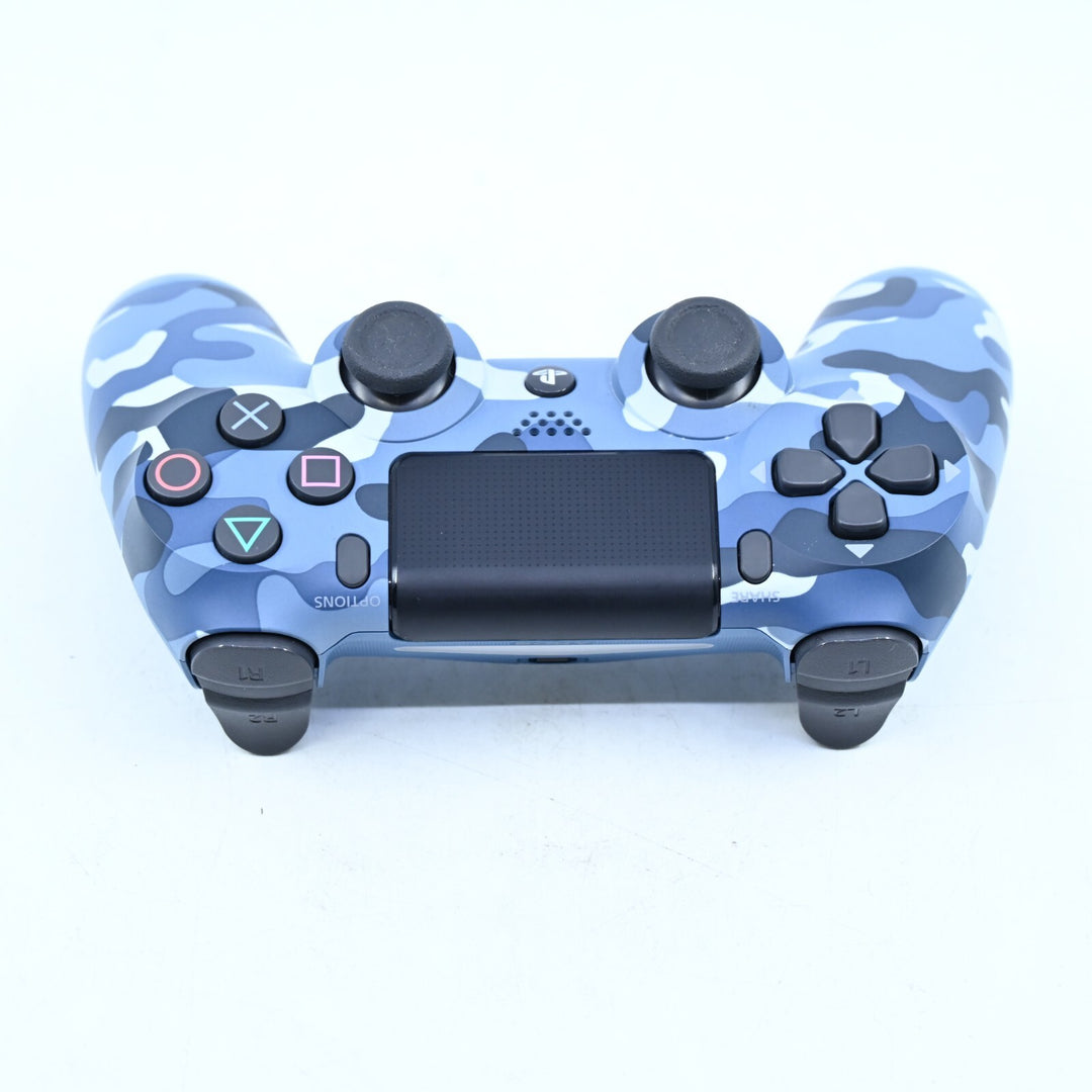 Sony Blue Camo Dualschock Controller - Sony Playstation 4 / PS4 Accessory