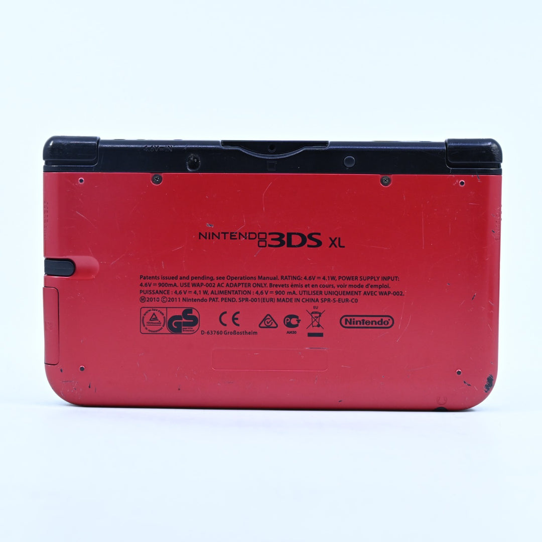 Red / Black Nintendo 3DS Console XL - SPR-001(EUR) - PAL - FREE POST!