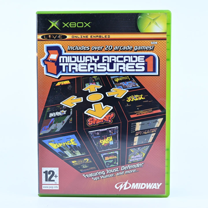 Midway Arcade Treasures - Original Xbox Game + Manual - PAL - MINT DISC!