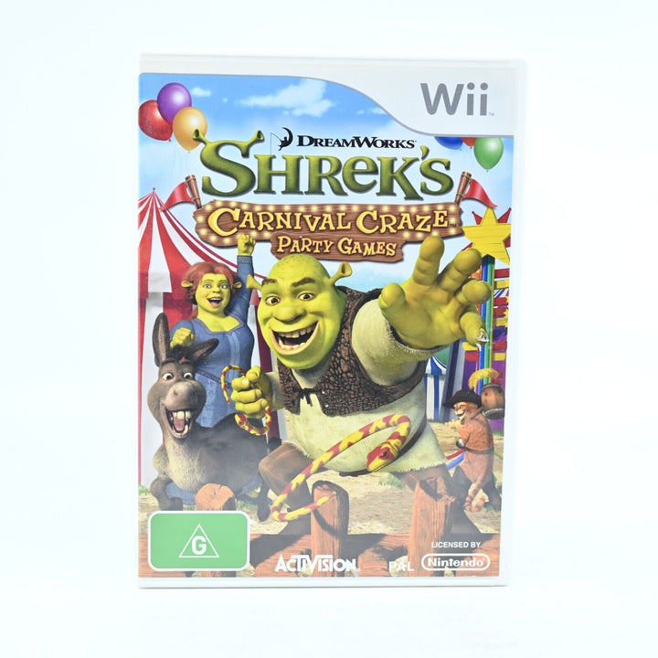 Shrek's: Carnival Craze Party Games - Nintendo Wii Game + Manual - PAL