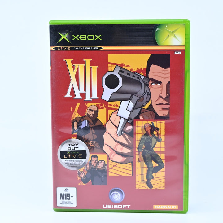 XIII - Original Xbox Game + Manual - PAL - MINT DISC!