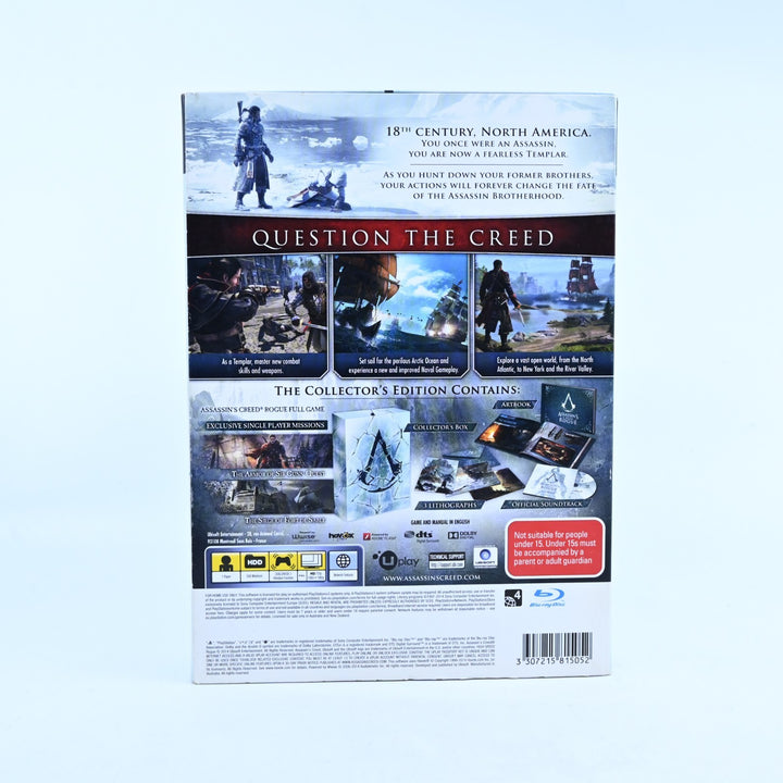 Assassin's Creed Rogue - Collector's Edition - Playstation 3 / PS3 Game + Manual