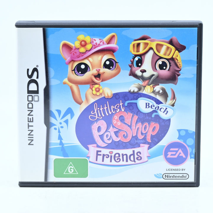 Littlest Pet Shop Friends Beach - Nintendo DS Game - PAL + Manual - FREE POST!