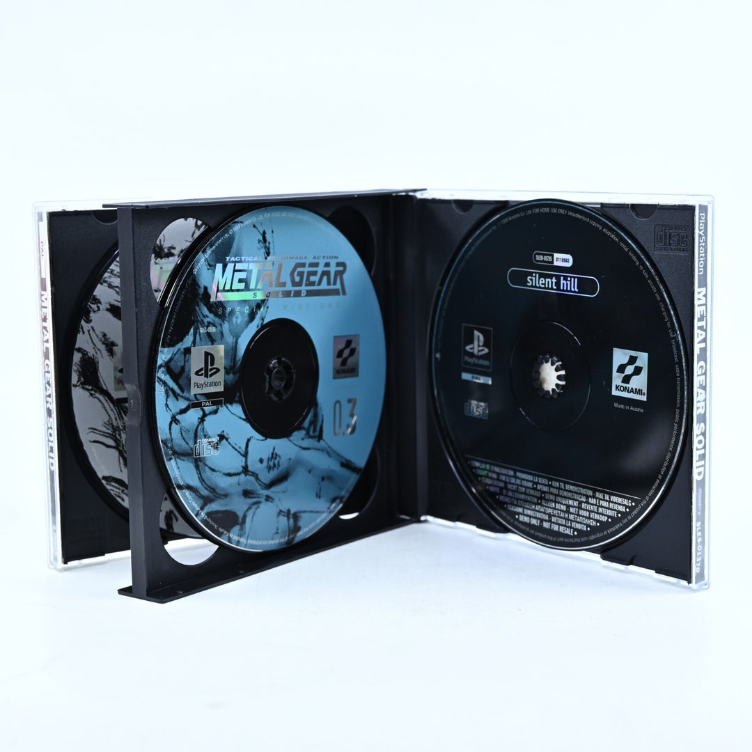 Metal Gear Solid - Sony Playstation 1 / PS1 Game + Manual - PAL - MINT DISCS!