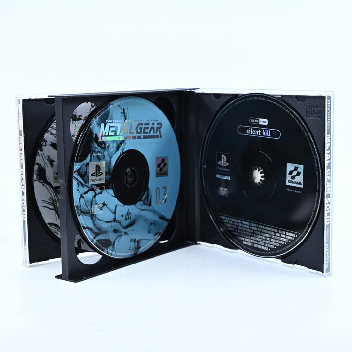 Metal Gear Solid - Sony Playstation 1 / PS1 Game + Manual - PAL - MINT DISCS!