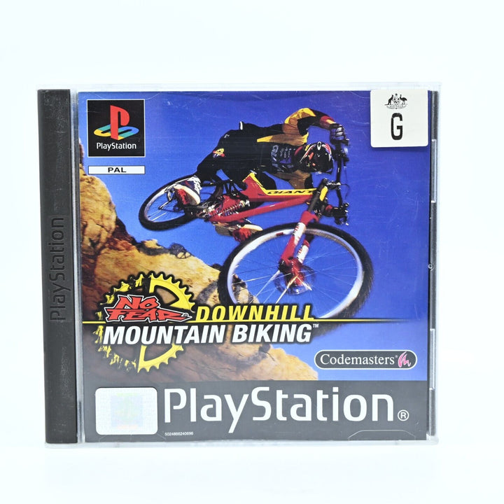 No Fear: Downhill Mountain Biking - Sony Playstation 1 / PS1 Game + Manual - PAL